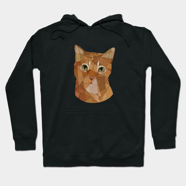 Orange Tabby Hoodie by Blacklightco